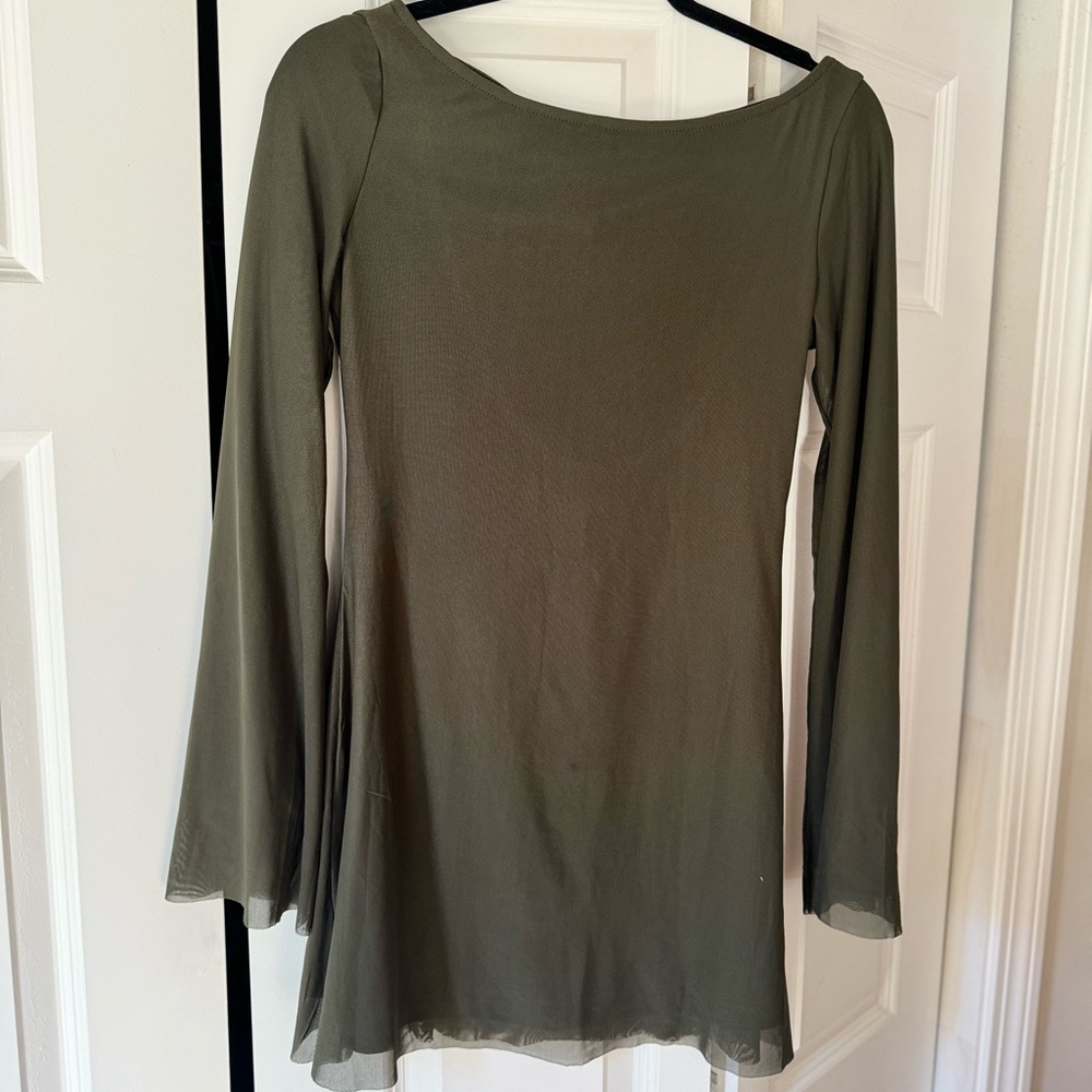 Princess Polly Olive Green Mini Dress